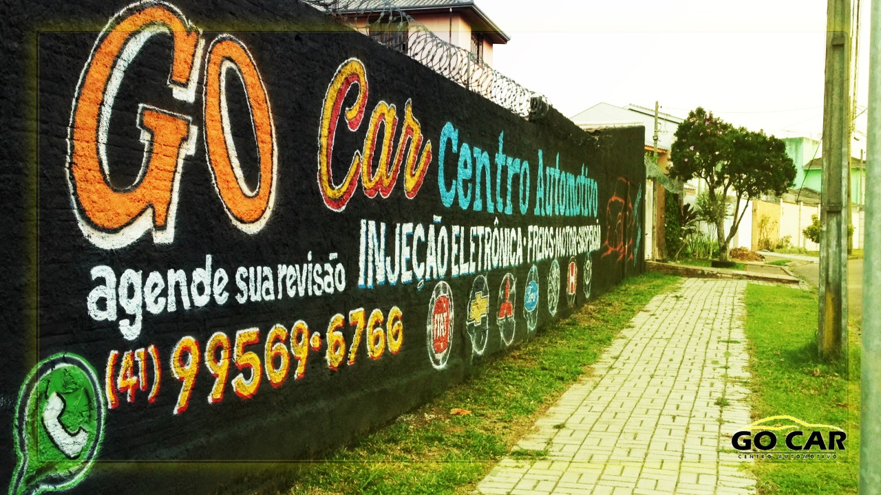Muro Artístico e Fachada Go Car Centro Automotivo